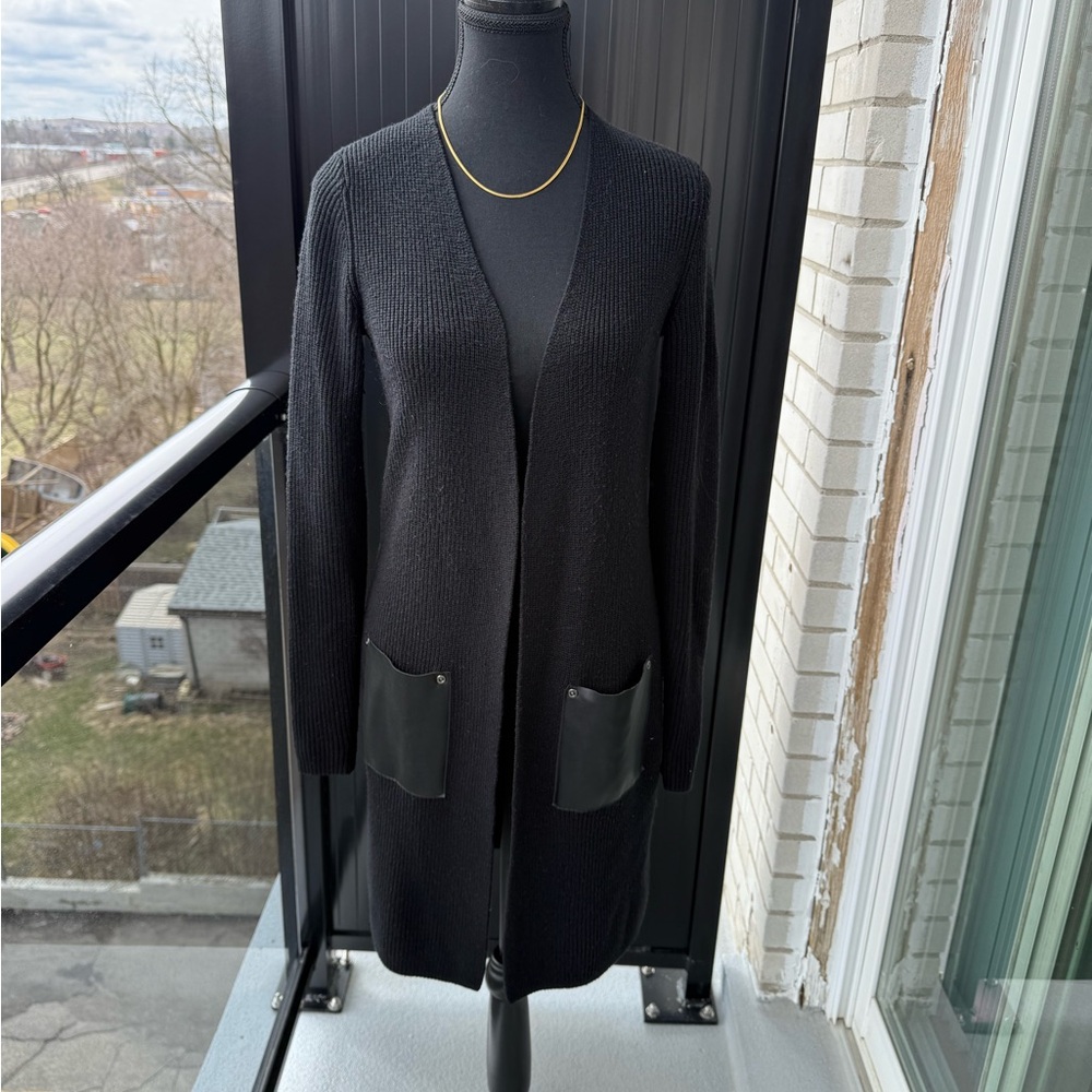 RW&CO Black Knit Cardigan